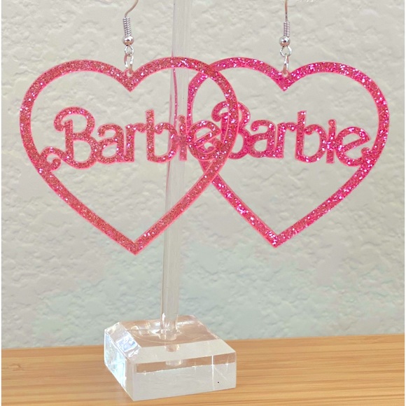 NEW BarbieGirl Pink Earrings - Picture 4 of 10